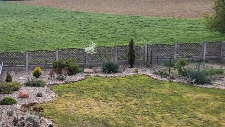 Płot betonowy 55 przęseł