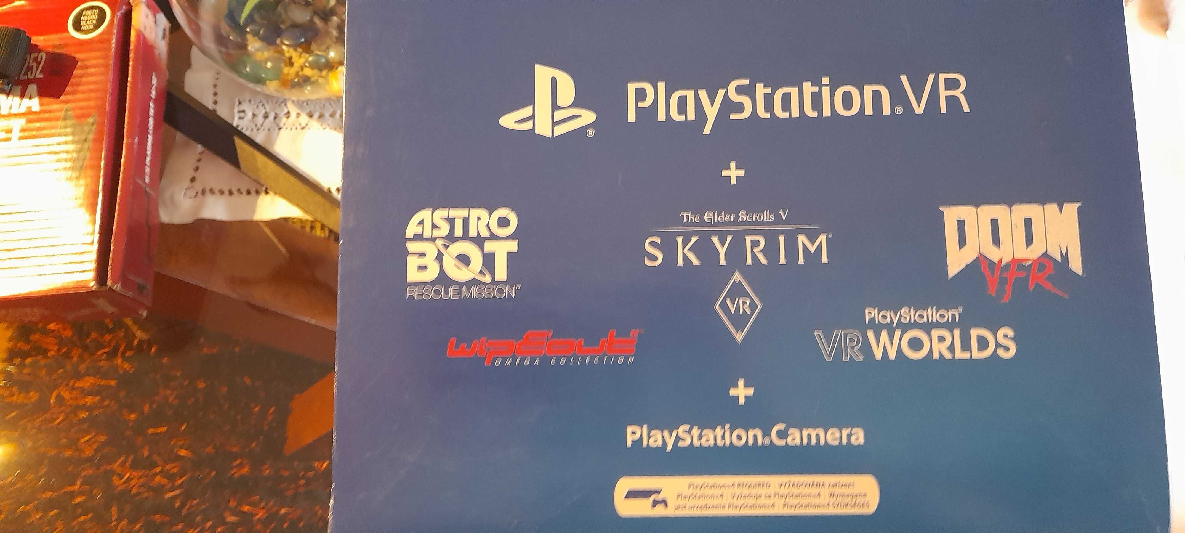 Óculos VR + jogos Playstation 4
