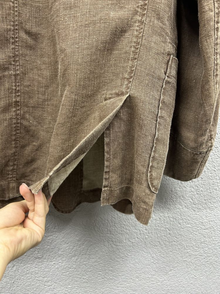 Піджак вітрівка Cerruti jeans 50 XL 100% льон блейзер