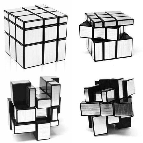 SREBRNA KOSTKA Logiczna Mirror Cube 3x3x3 Rubika SILVER кубик Рубика