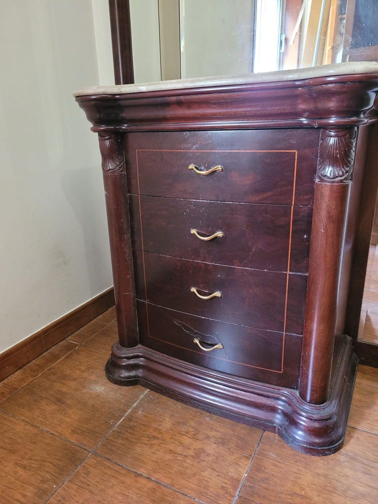 Movel de entrada com vidro