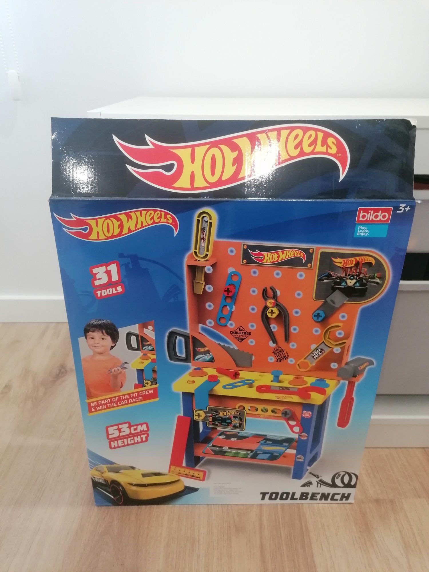 Bancada de Ferramentas Hot Wheels