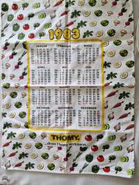 Makatka kalendarz 1983rok Thomy PRL nowa