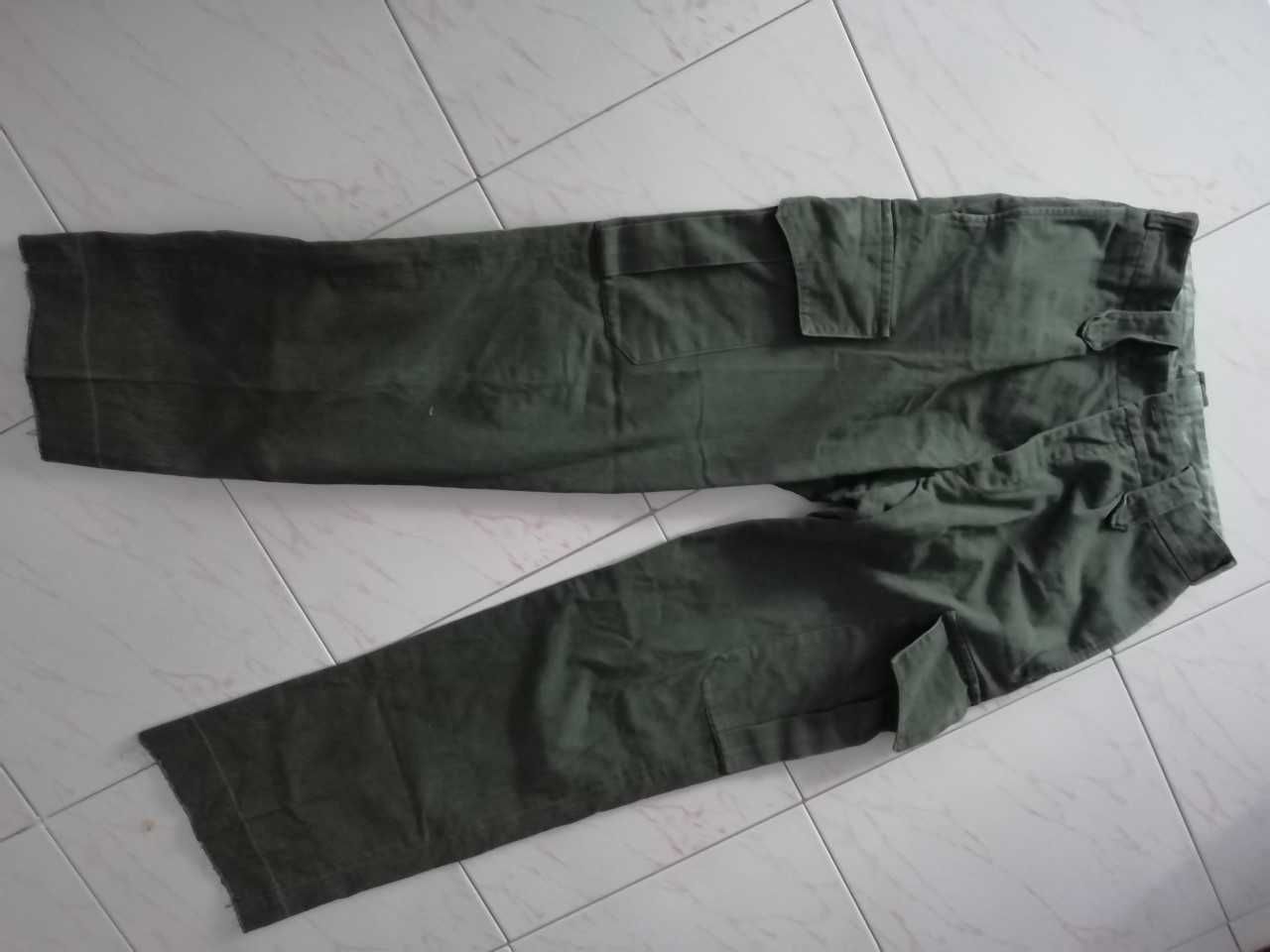 calças tropa/militares novas de 1980, nunca usadas . tamanho S