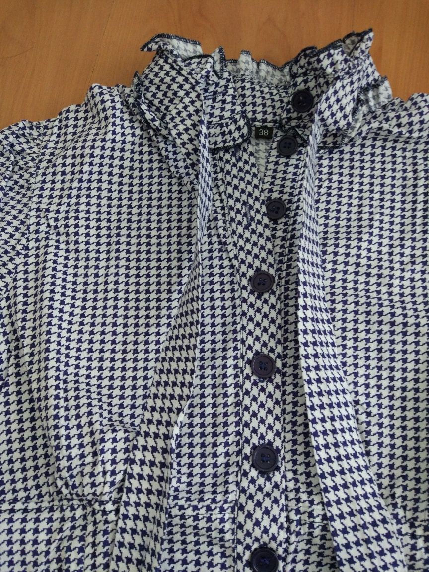 Camisa Blusa azul rosa