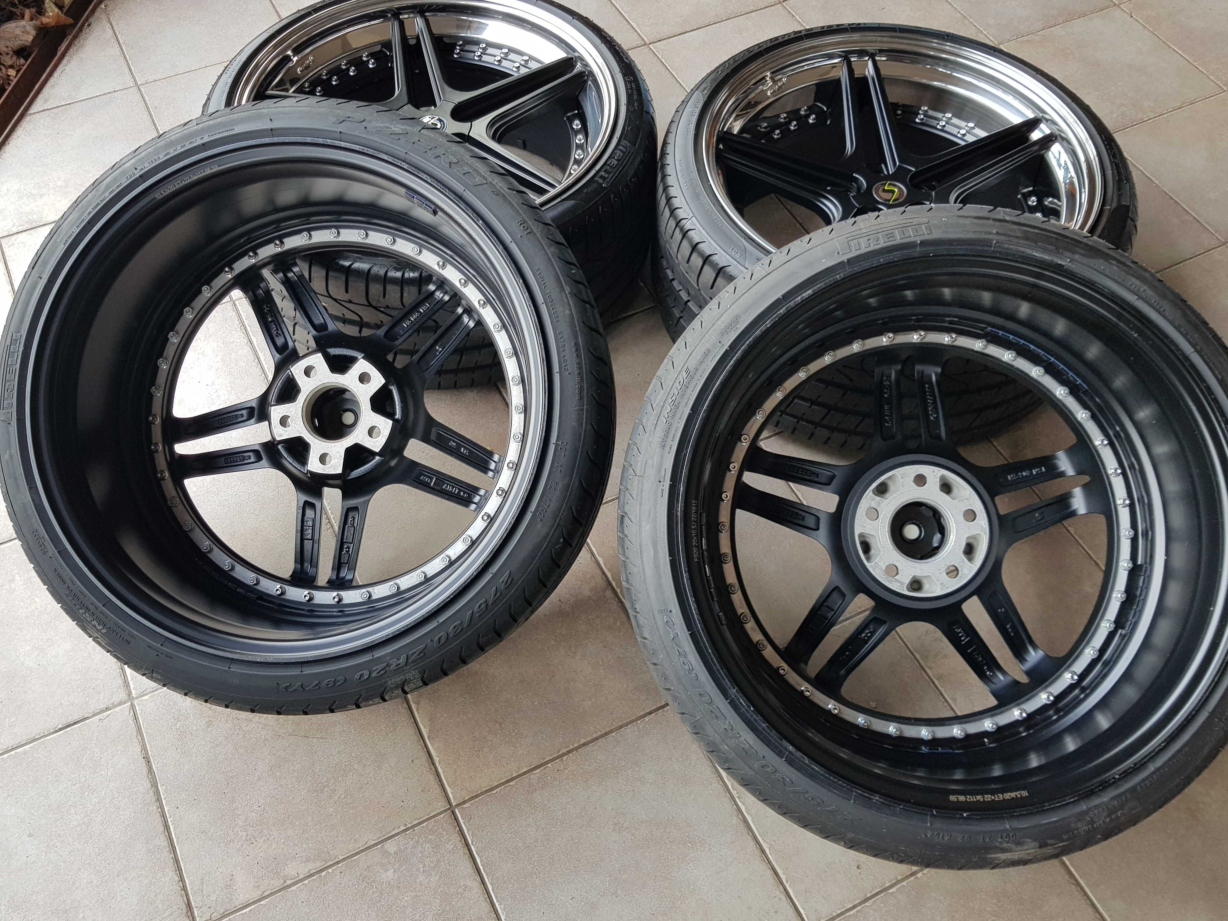 Skręcane Schmidt FS 10,5x20 et22 5x112 pirelli 275/30/20 Audi RS5 RS4