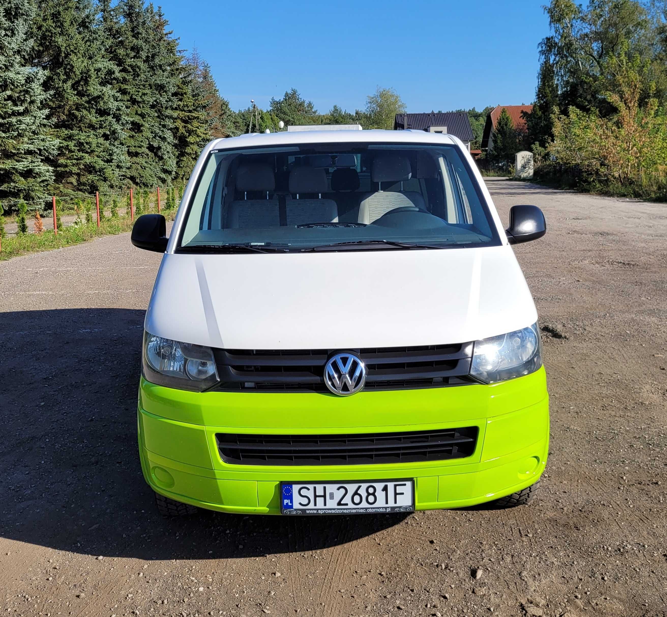 Volkswagen T5, caravelle, LONG, LANG kamper, nowa zabudowa.