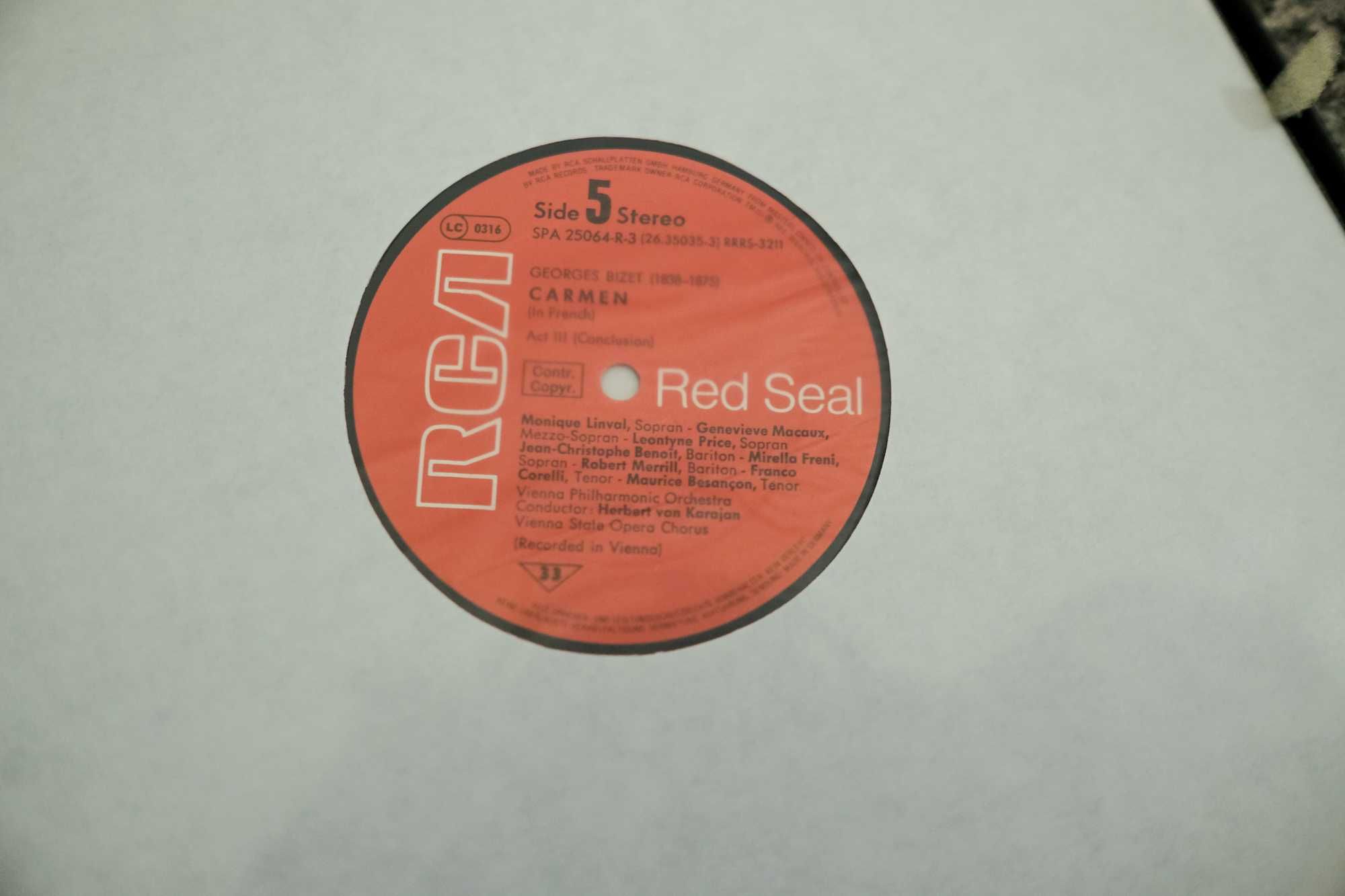 Winyl Carmen Bizet RCA Red Seal - 3LP BOX