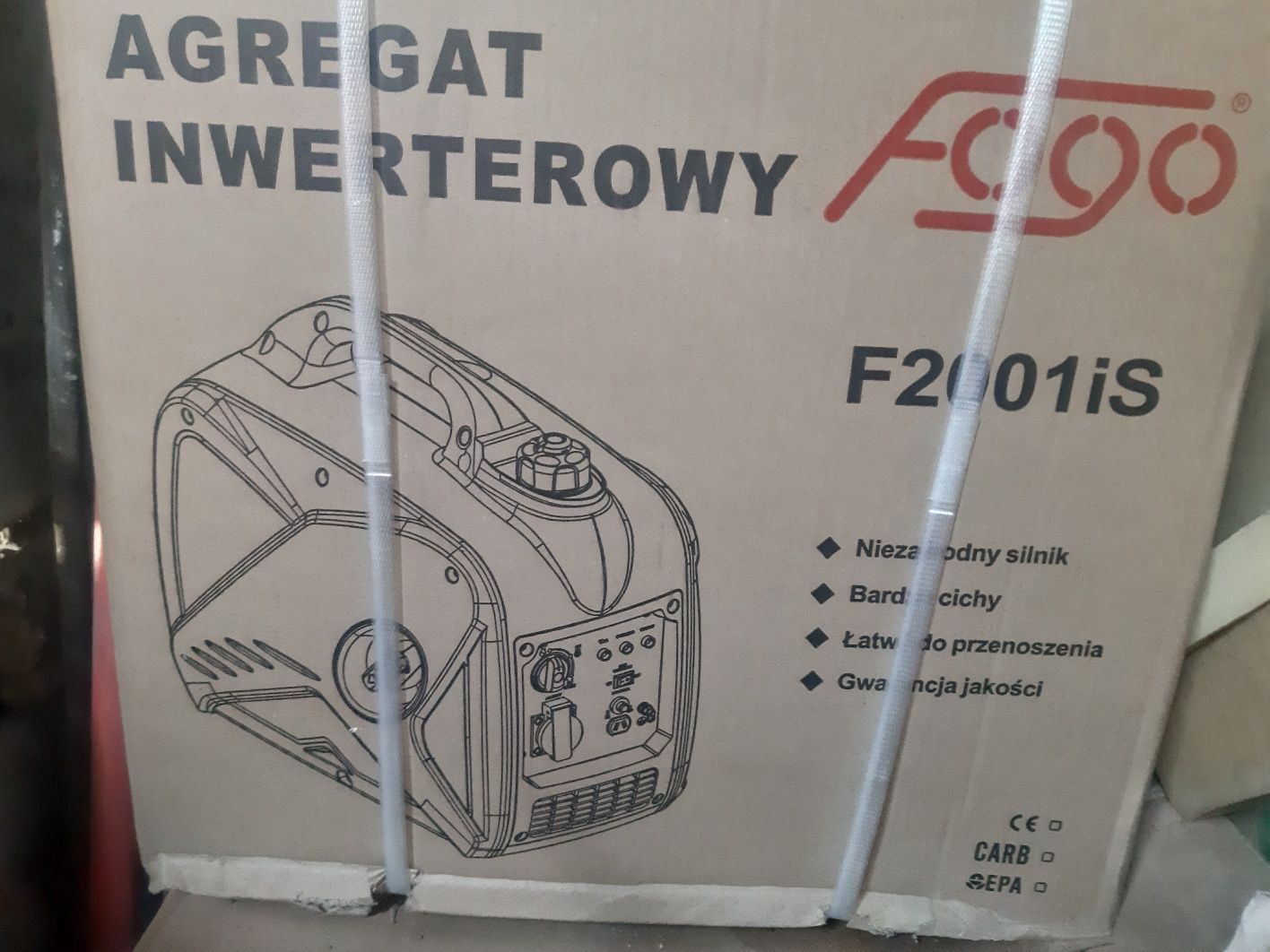 Продам новий бензиновий  інверторний генератор Fogo F 2001 iS