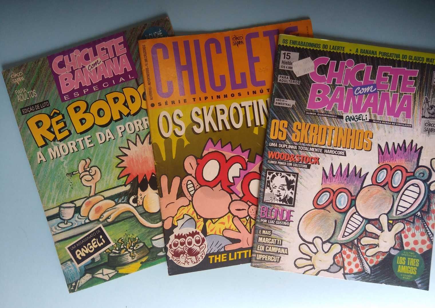 "PIRATAS DO TIETÊ" e "CHICLETE COM BANANA" - 9 revistas