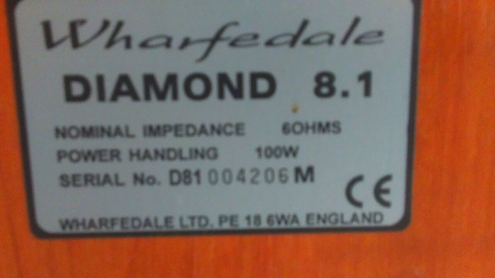 Głośniki Wharfedale Diamond 8.1+głośnik 8 Centre