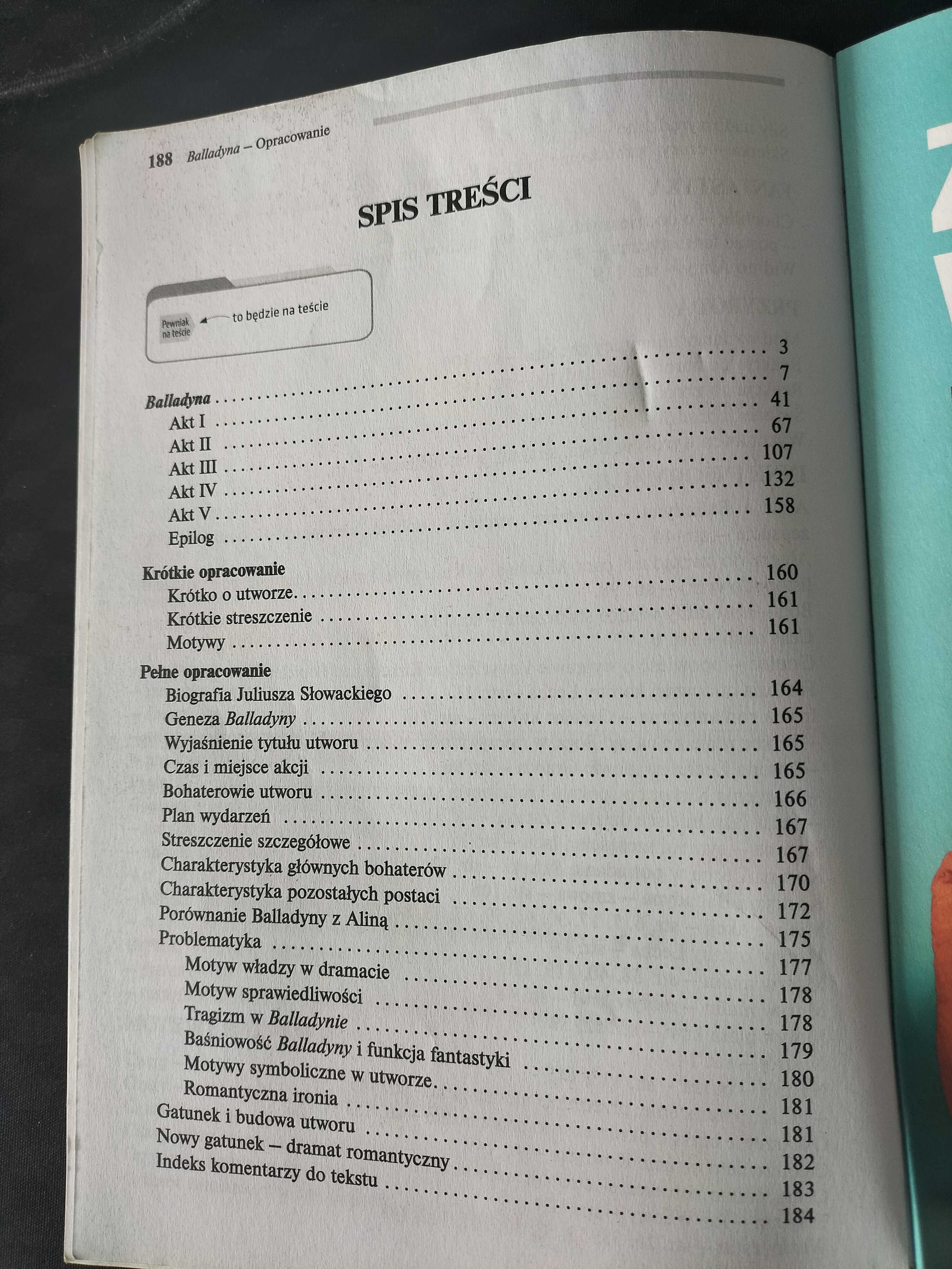 Lektura Balladyna Juliusz Słowacki