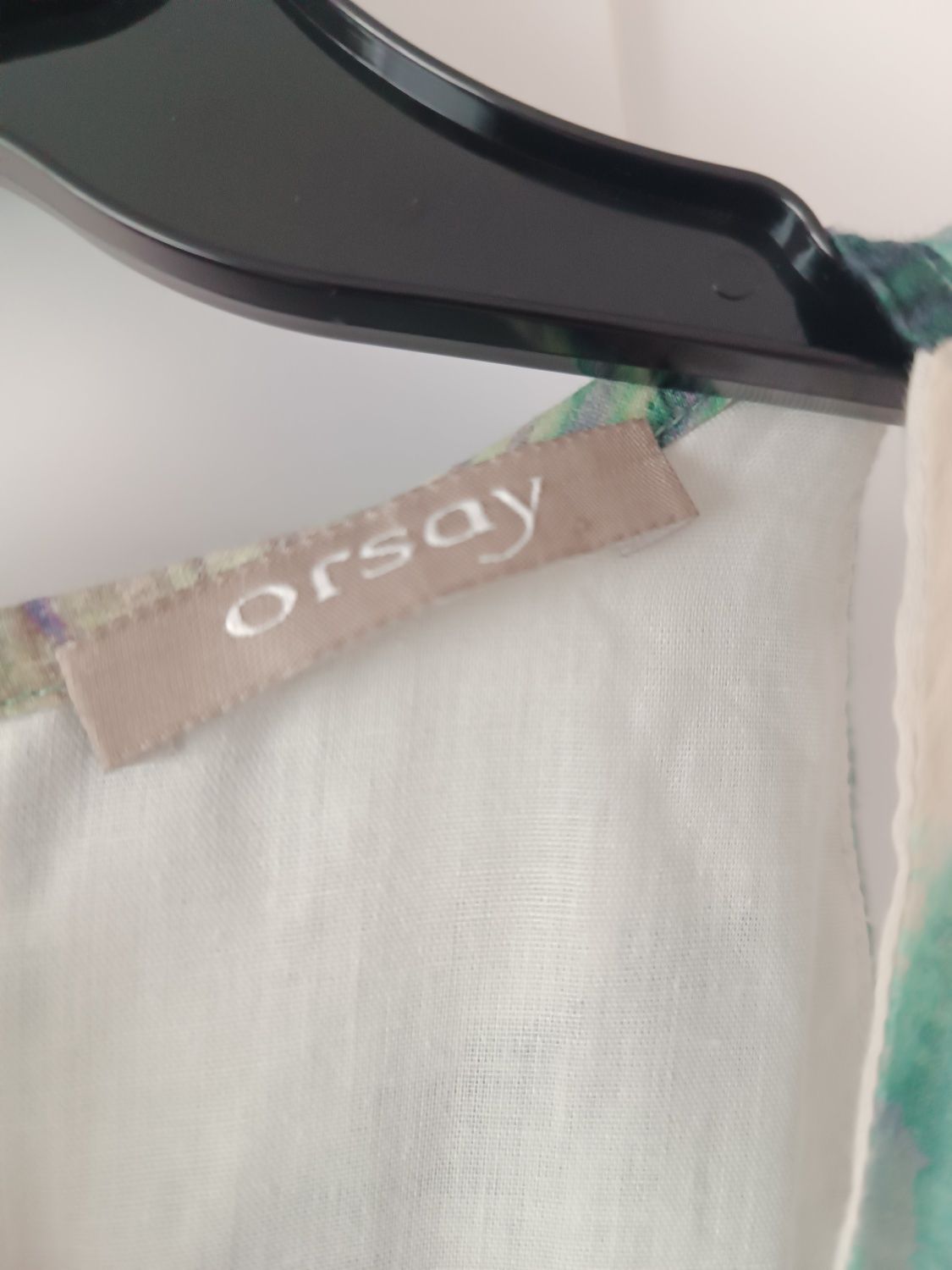 Letnia, kolorowa sukienka maxi Orsay r.34