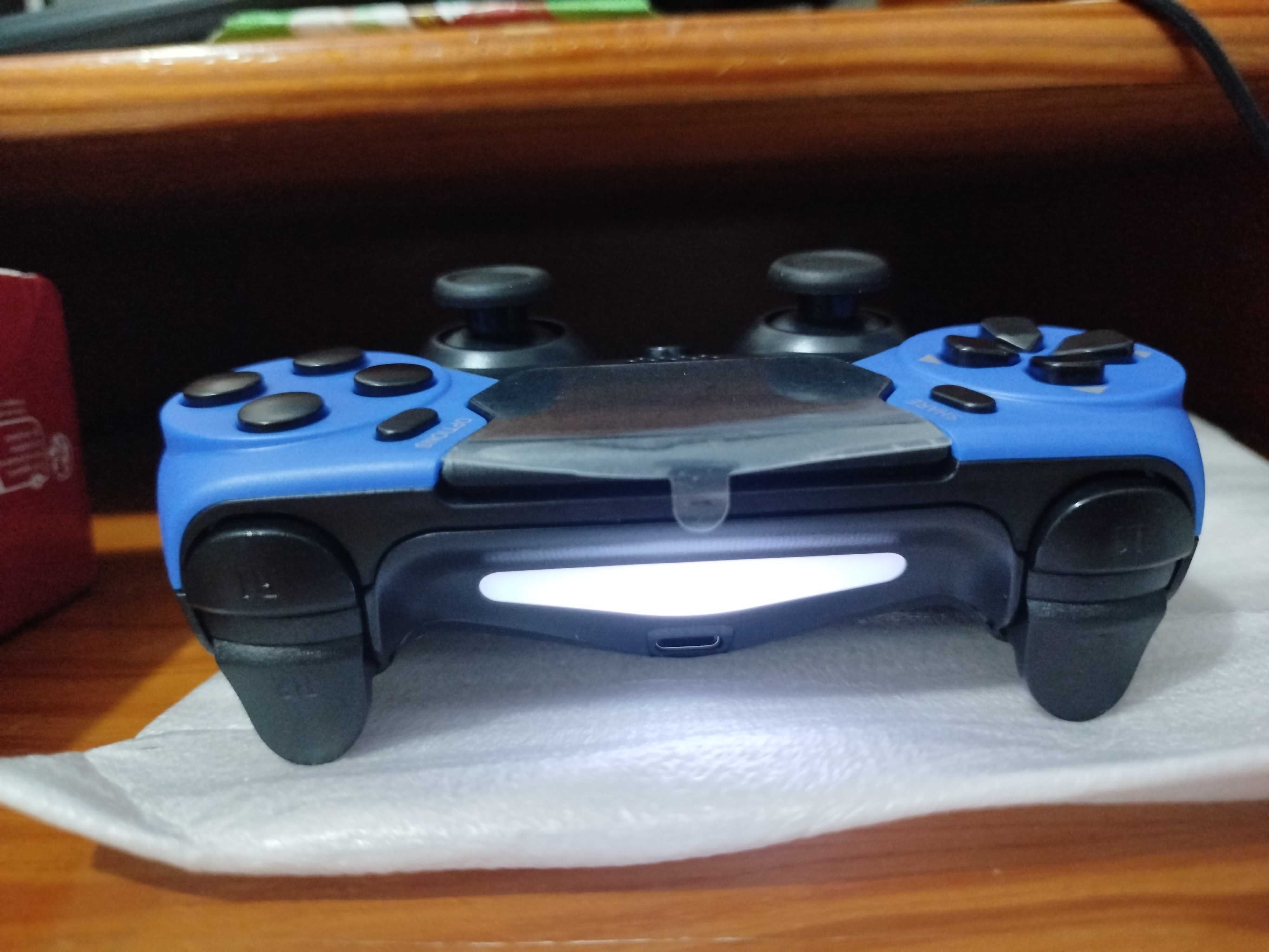 Comando NOVO PS4, PS3 e PC sem fios wireless Bluetooth, cabo incluído