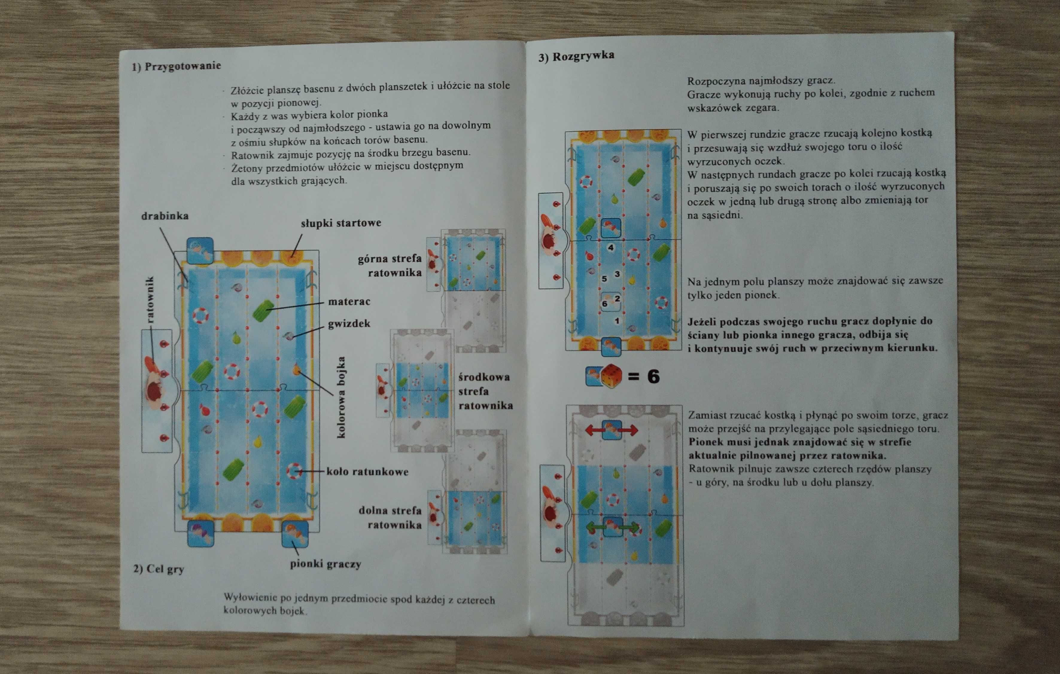 Basen Gra Edukacyjna Trefl + instrukcja