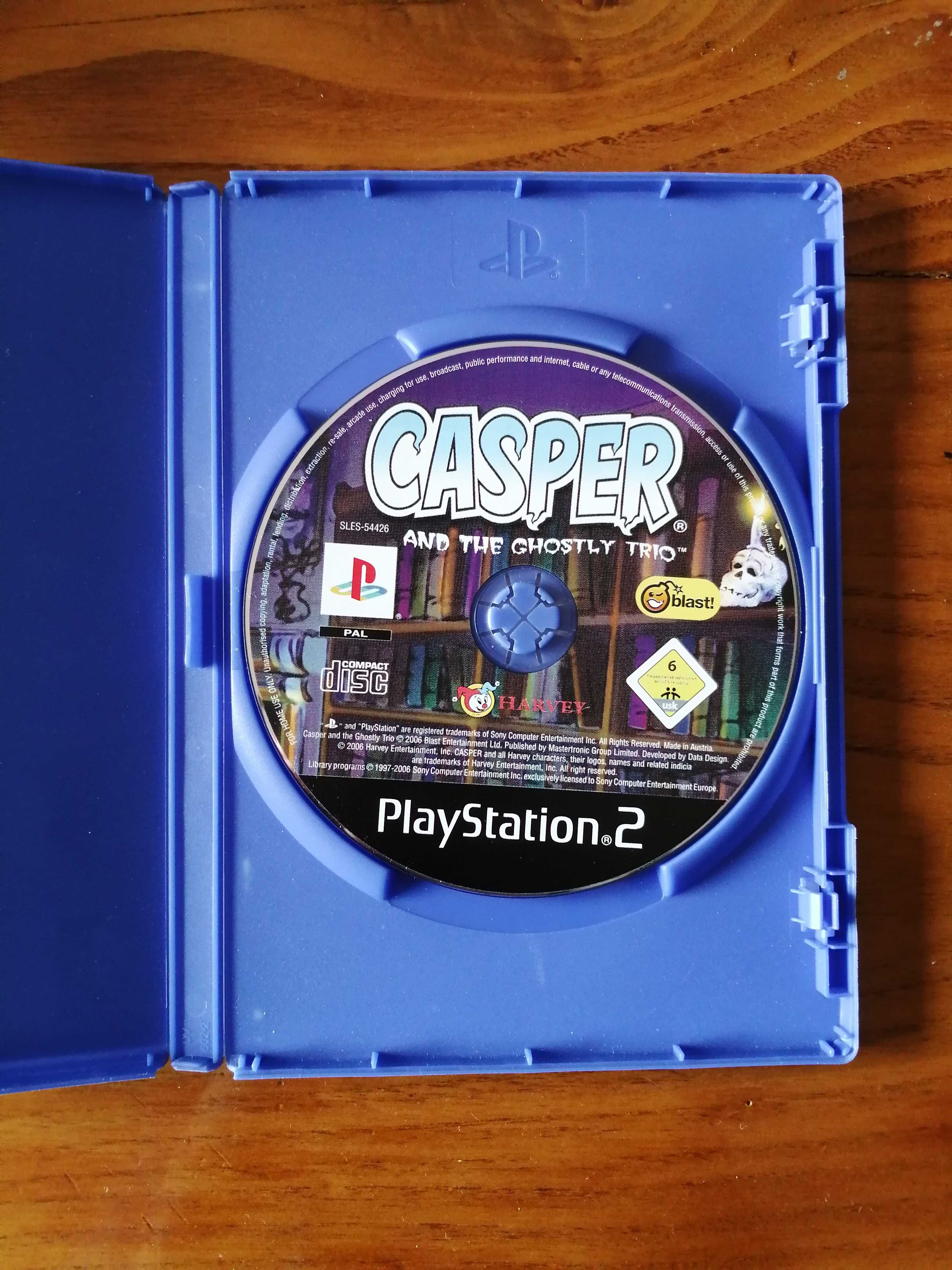 Jogo Playstation2- Casper e o Trio Fantasmagórico