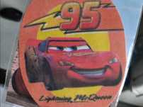 Термонаклейка «Тачки» (Молния Маккуин) Нашивка | Disney Pixar Cars