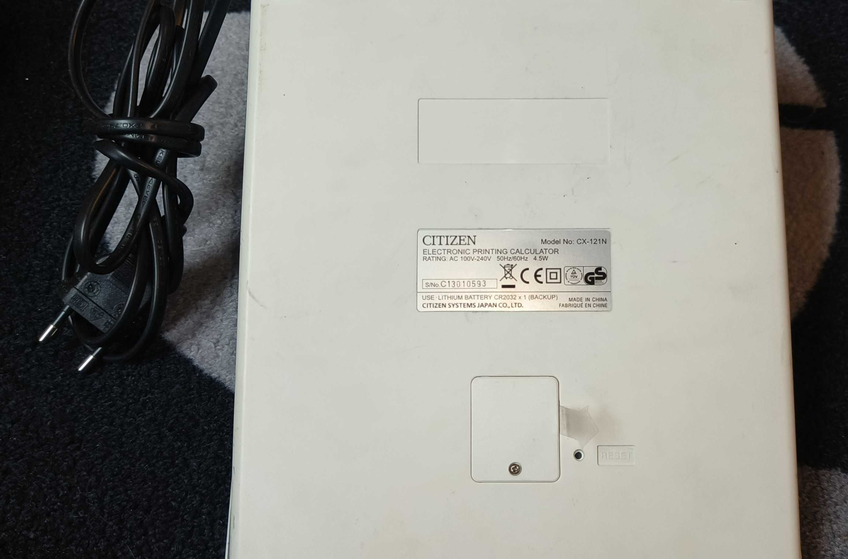 Kalkulator z drukarką Citizen CX-121N