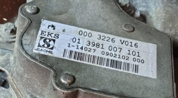 Atuador de embraiagem smart fortwo 450 gasolina ou cdi