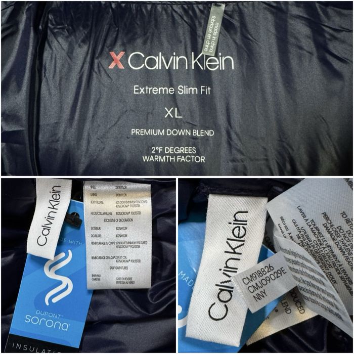 Calvin Klein XL пуховик чоловічий куртка оригінал