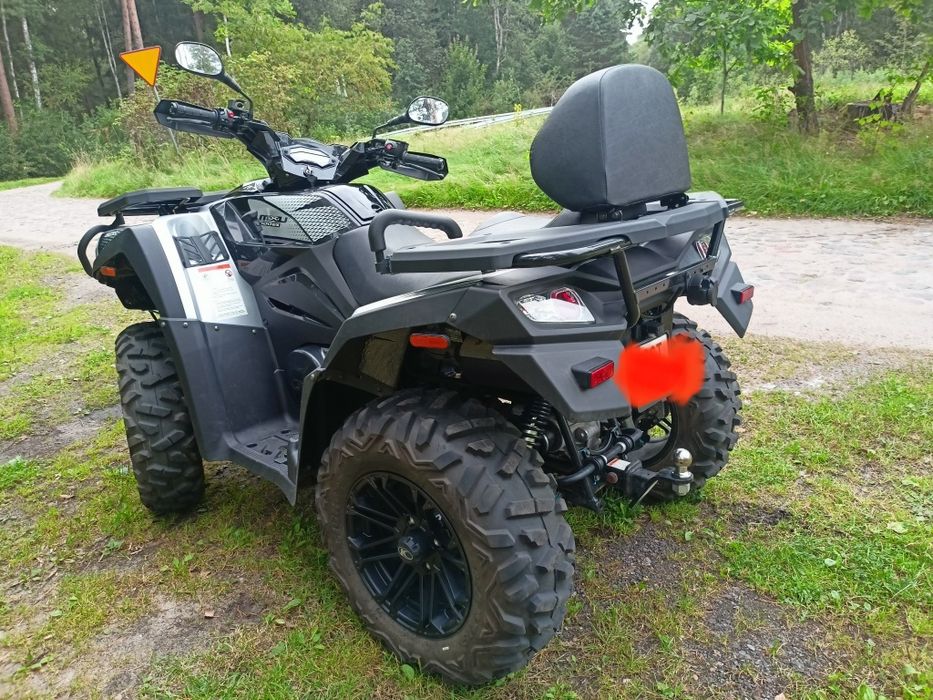 Quad KYMCO mxu 700 + PŁUG