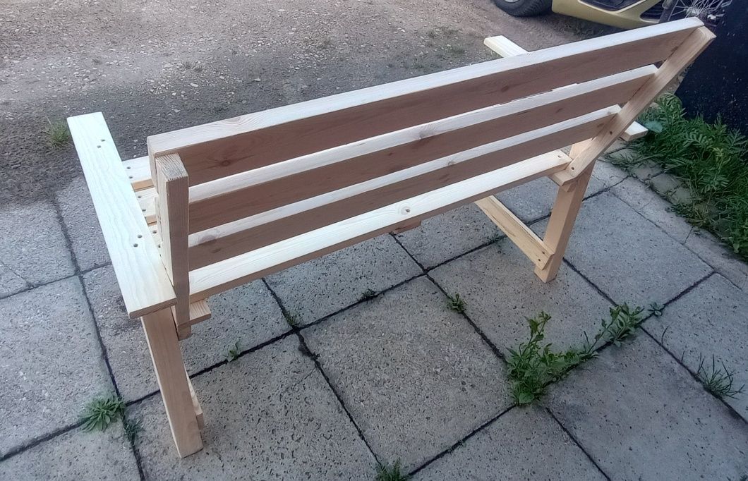 Ławka drewniana ogrodowa 120cm