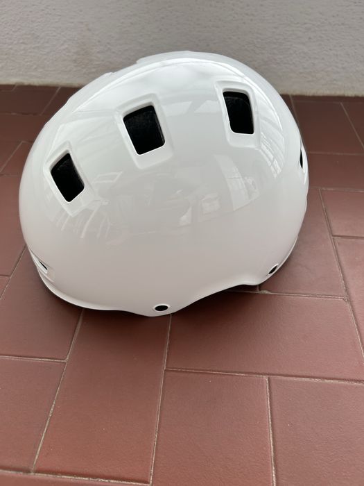 NOVO Capacete para Patins/Skate/Trotinete MF500 Branco