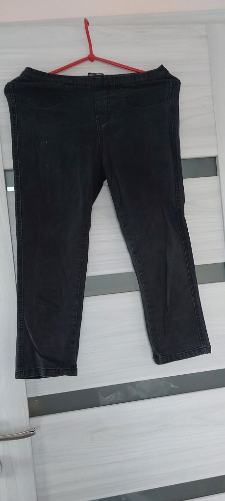 Spodnie za kolana czarne rybaczki bermudy szorty S M george