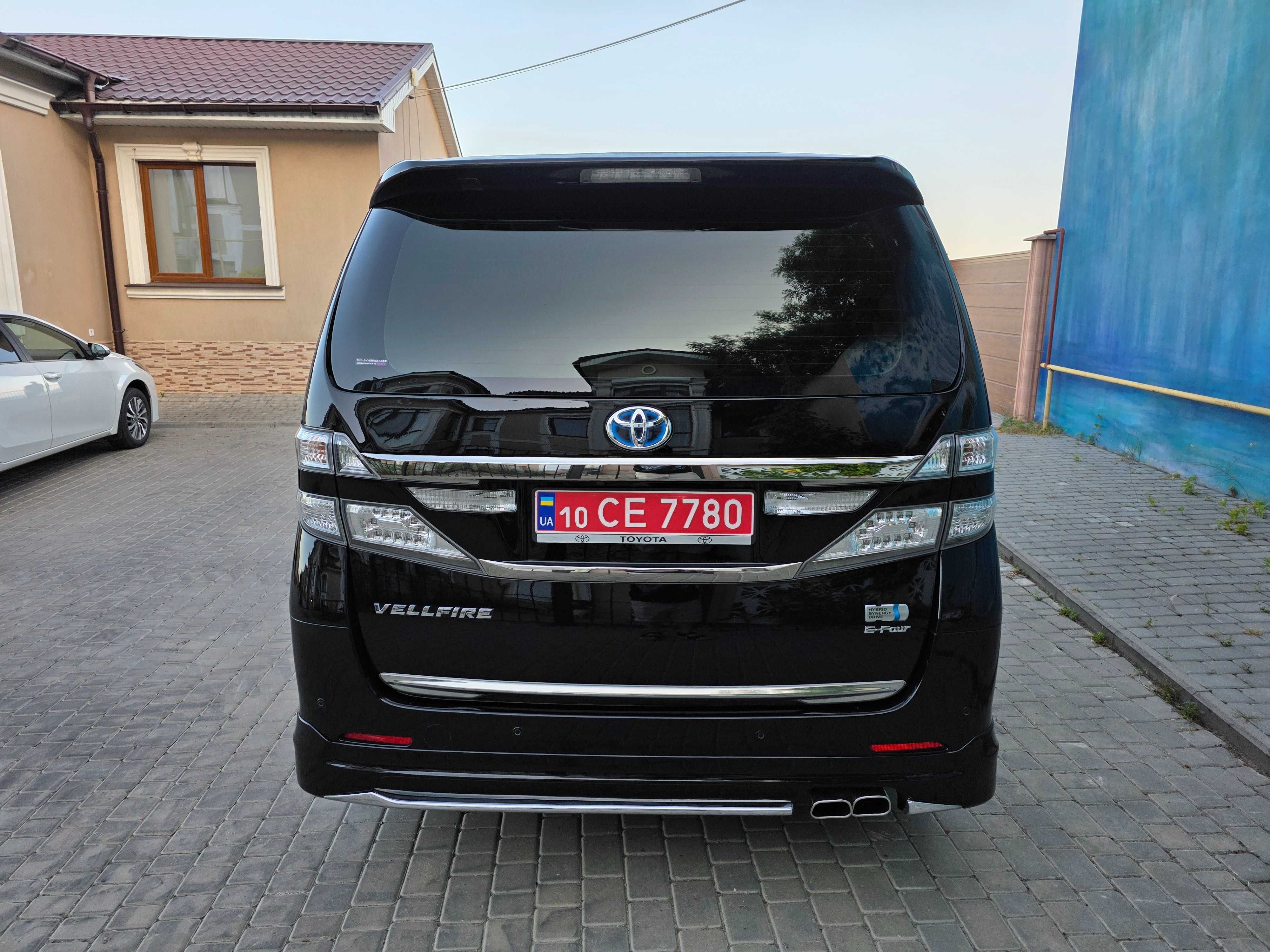 Toyota Vellfire 2012 Гибрид 2,4л вариатор