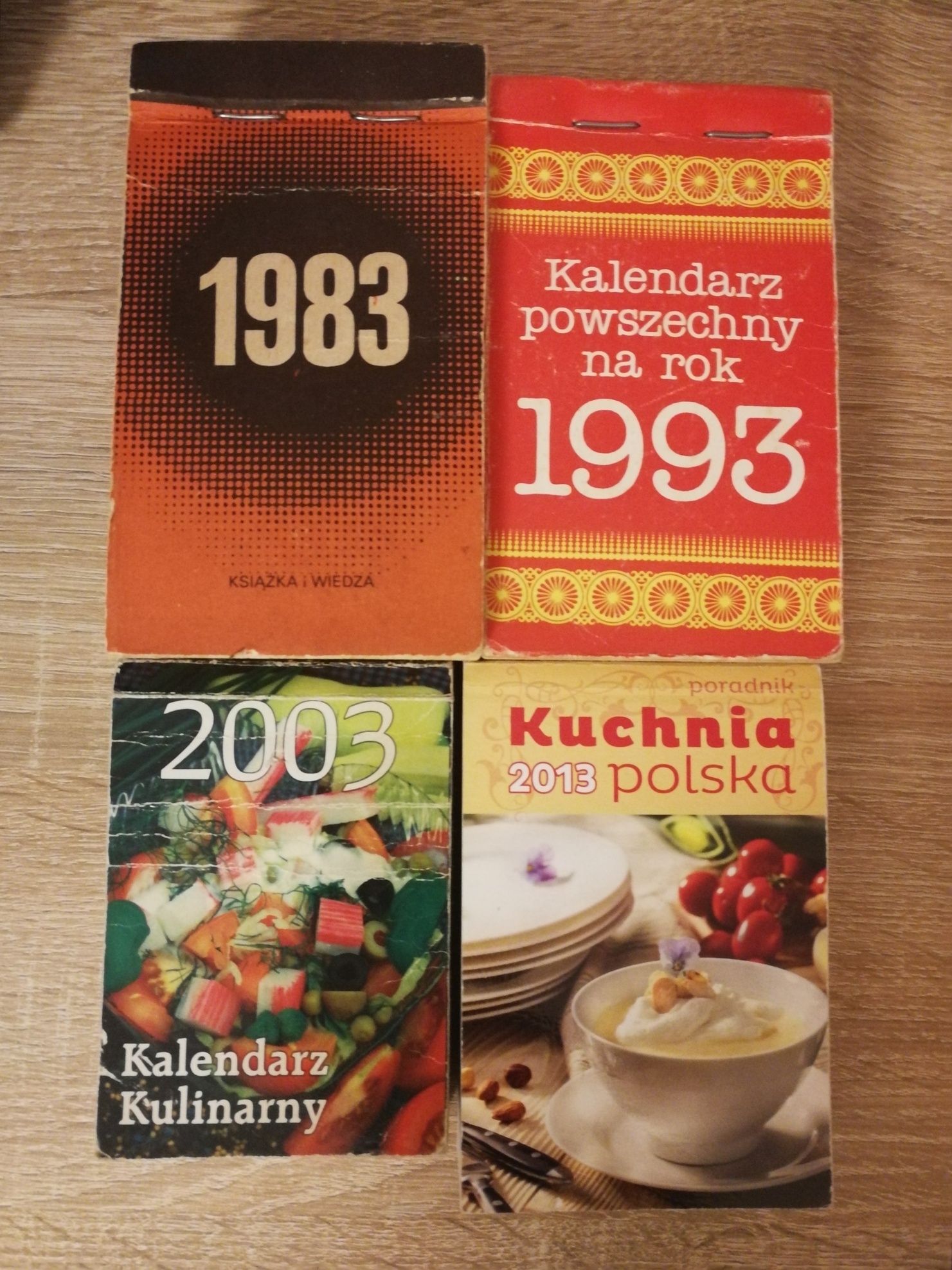 Kartka z kalendarza rok 1983 do 1999