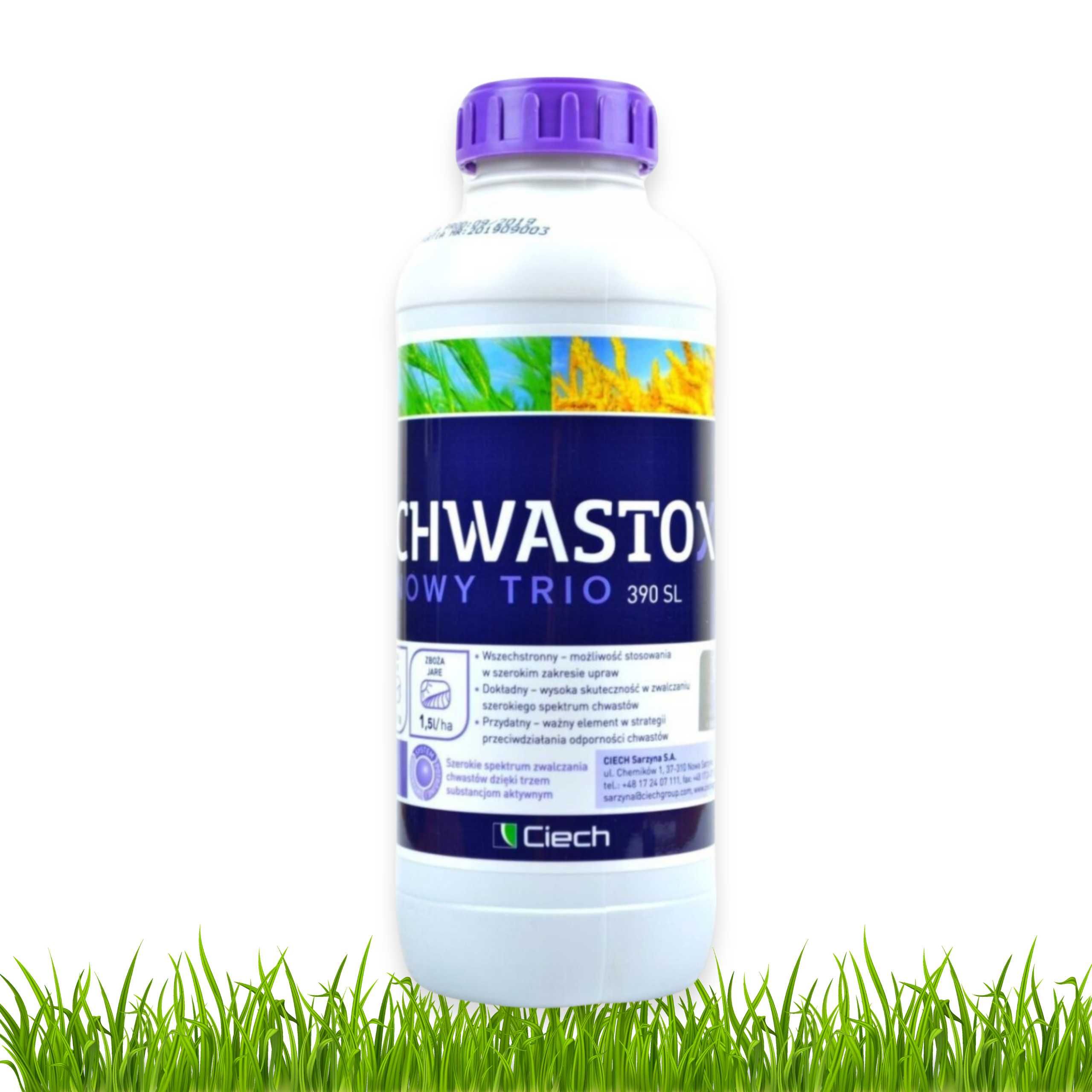 Chwastox Nowy Trio 390 SL 1L Środek na chwasty w trawniku i zbożu