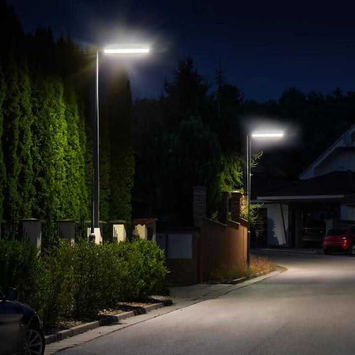 Nowoczesna aluminiowa latarnia uliczna oswietlenie led lampa Samsung