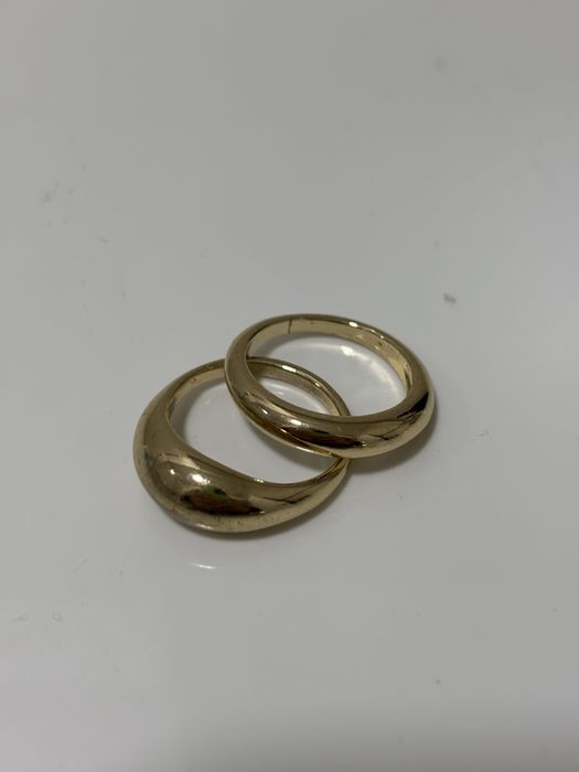 Anéis Dourados Aço Inoxidável