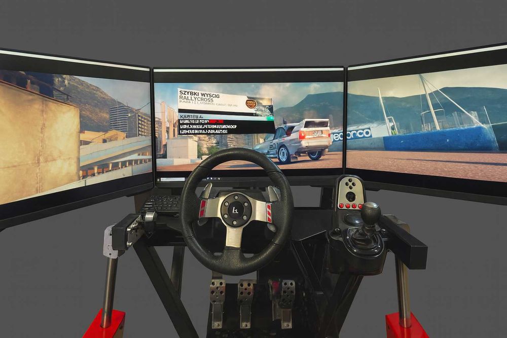 Symulator  rajdowy, wyścigowy, samochodowy