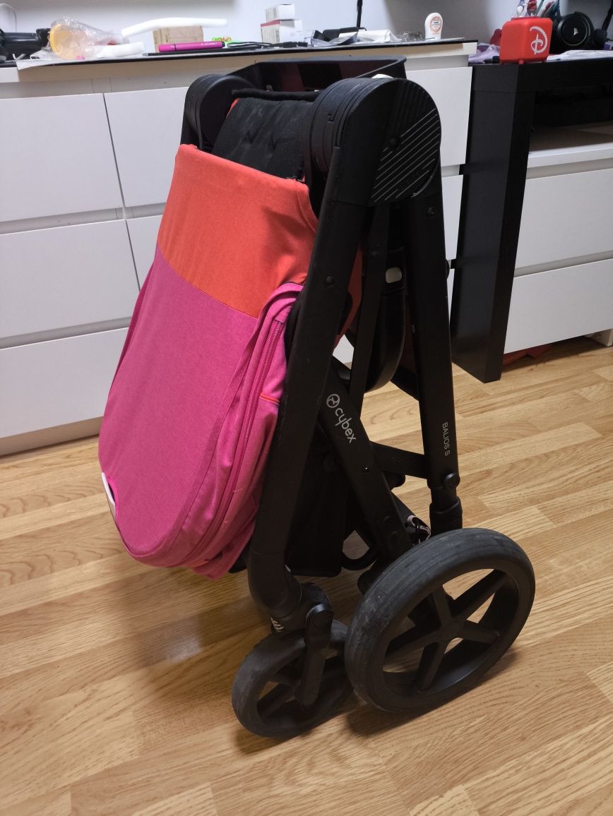 Cybex Balios S 2w1 różowo-czerwony