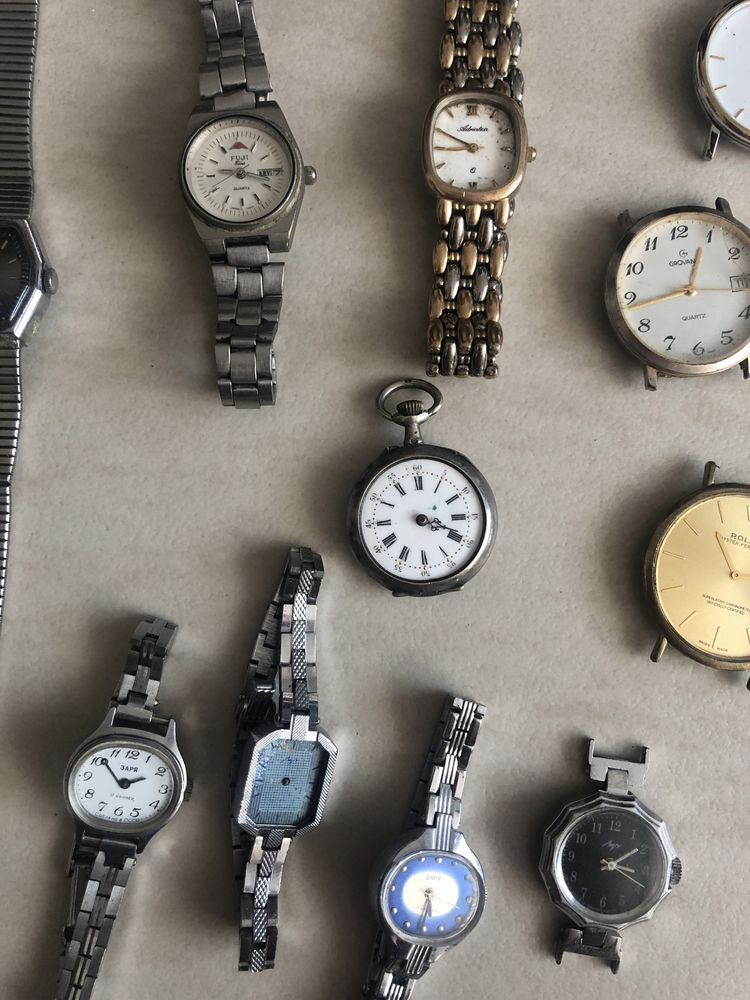 Mix zegarków 15 szt Casio Citizen Adriatica Grovana Ingersoll Zaria
