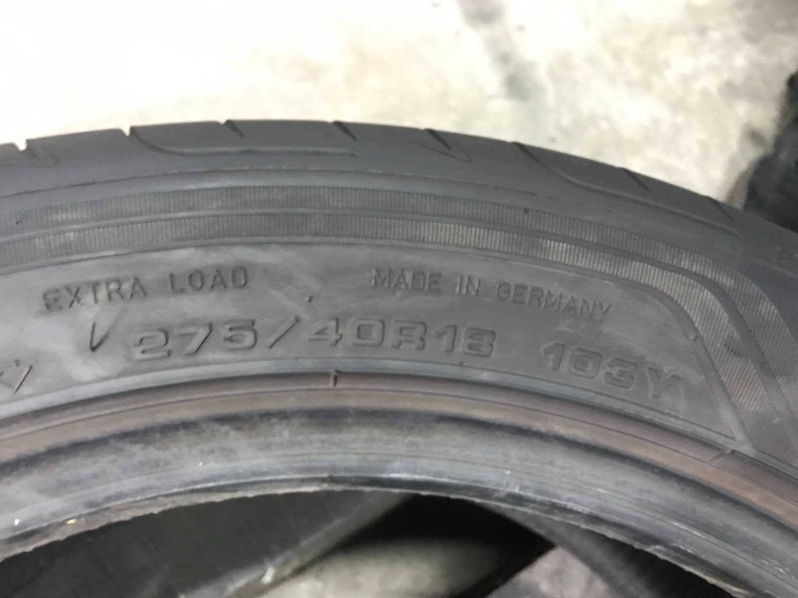 Шини Goodyear 275/40r18 Пара літо б/у склад Оригінал