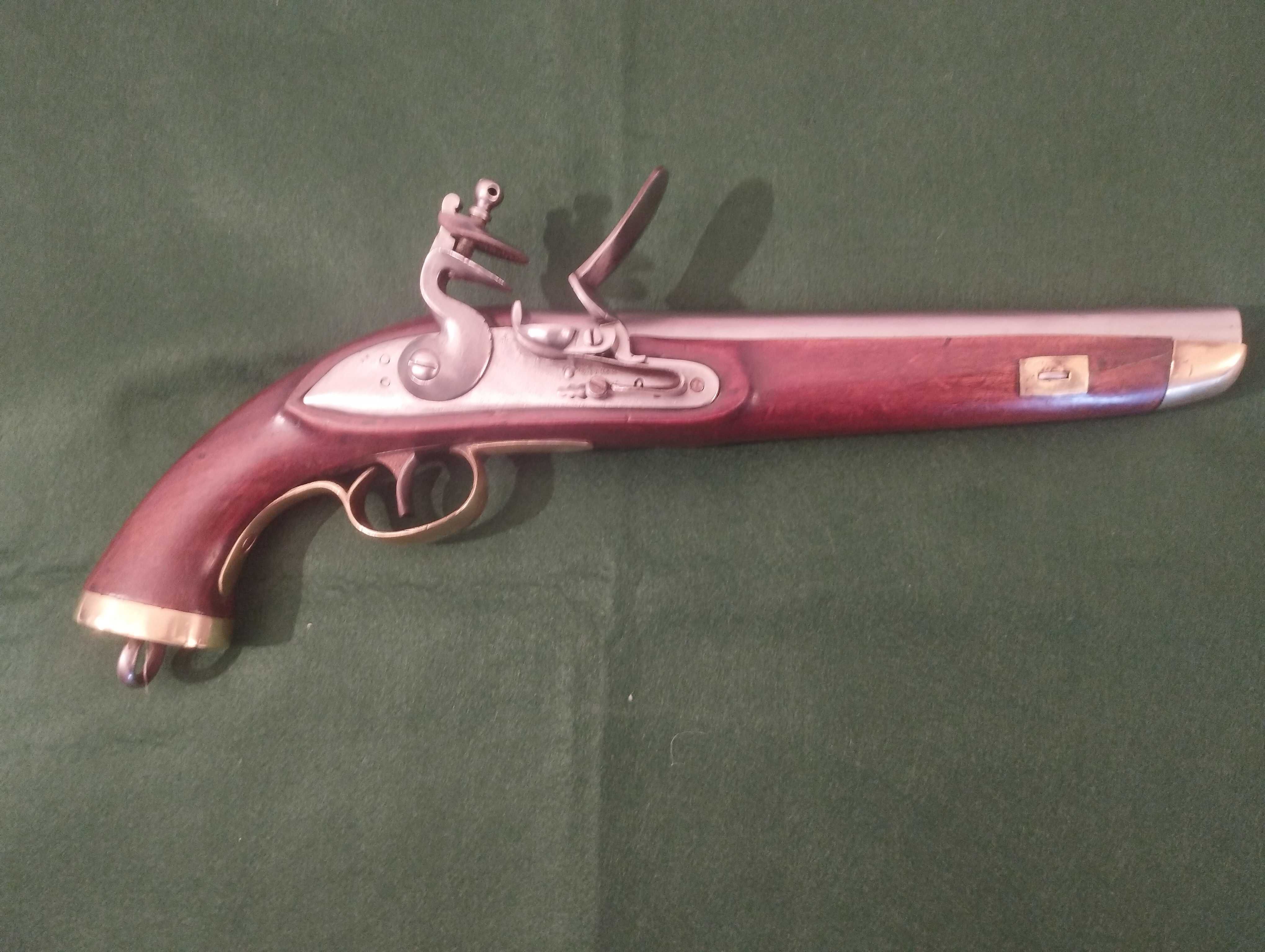 Pistola naval holandesa-belga circa 1800