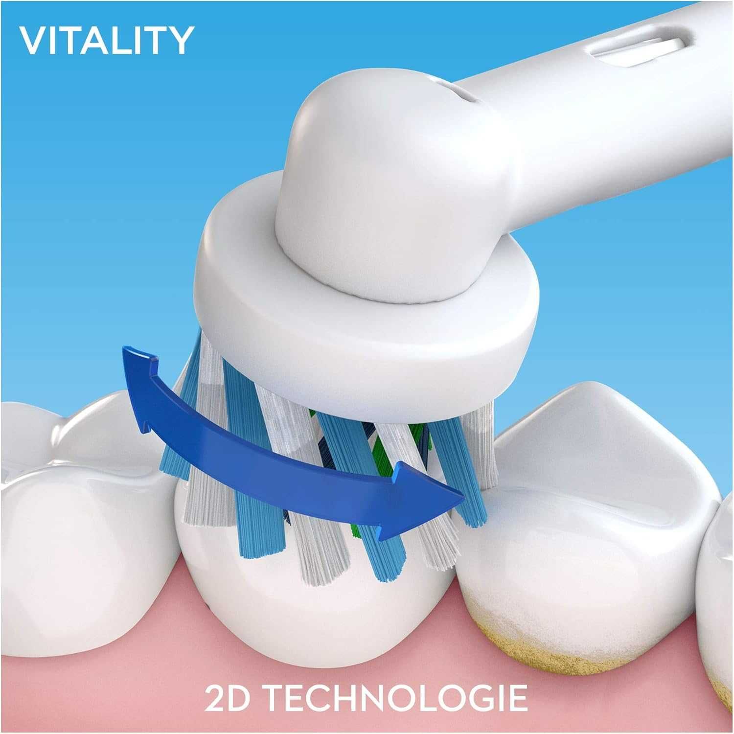 Szczoteczka elektryczna Oral-B Vitality 100 Cross Acrion niebieska