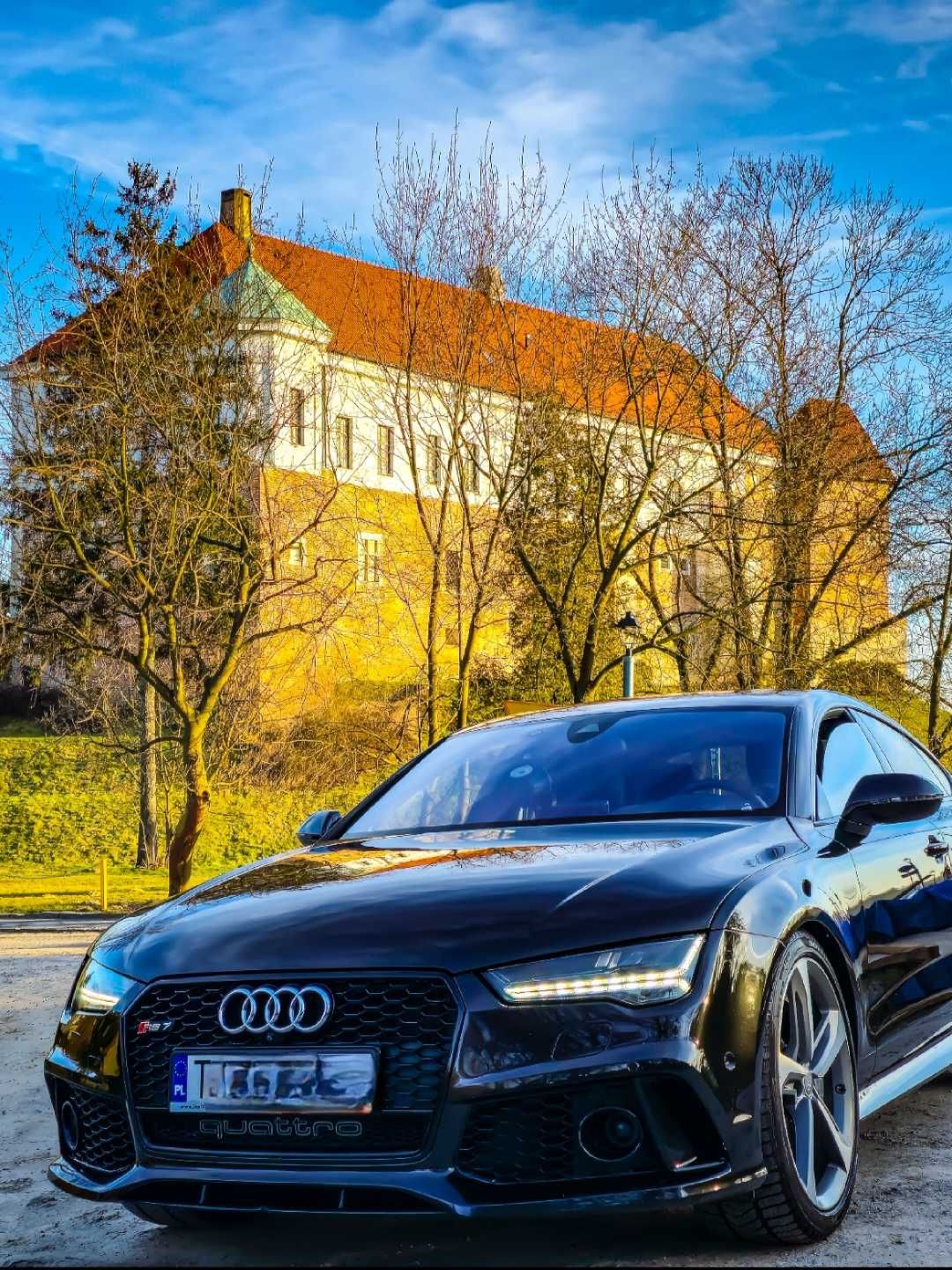 samochód Auto do Ślubu wesela AUDI RS7 600KM V8 niezapomniane wrażenia