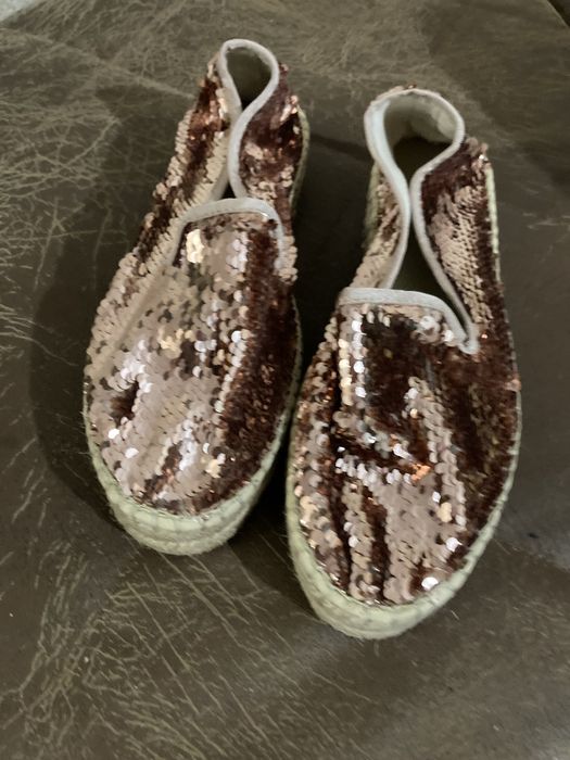 Ескадрільї жіночі з пайєтками Gitana 40 cм взуття з Італії