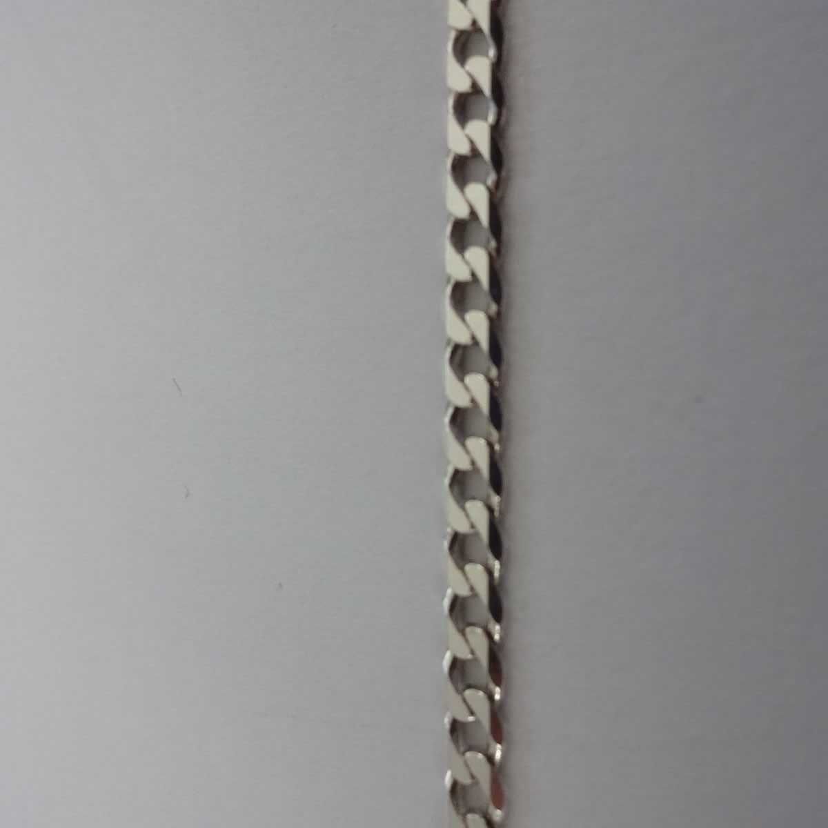 Łańcuszek srebrny pancerka męski 3mm 55 cm długości