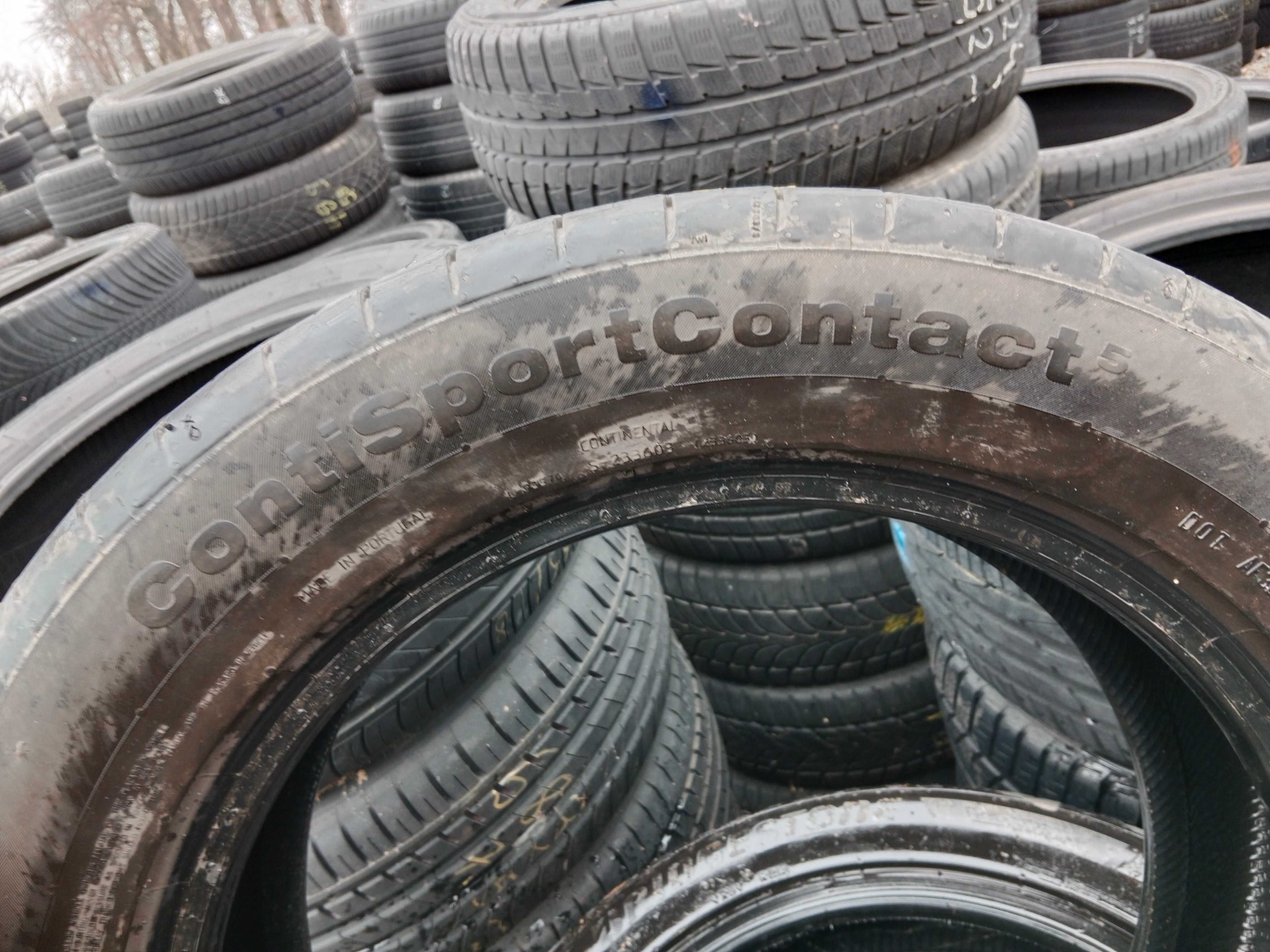 Opona używana 235/55R18 continental ContiSportContact 5 1szt.