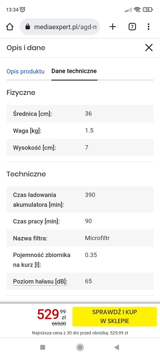 Odkurzacz bezprzewodowy