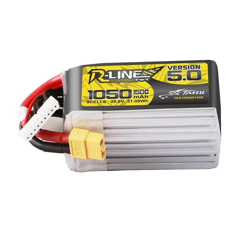 Akumulator Tattu R-Line 5.0 1050Mah 8S 150C Xt60 Do Fpv 3-5"