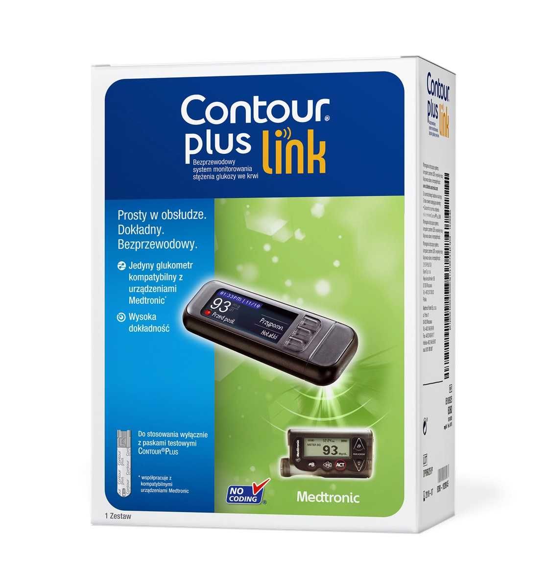 Glukometr Contour Plus Link | Fabrycznie nowy