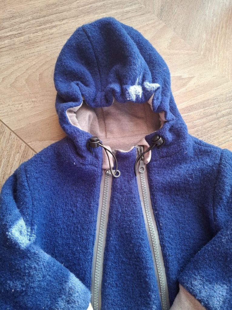 Kombinezon wełniany wełna parzona na zamek 80-92 Simple Wool