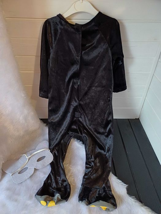 Маскарадний костюм ромпер на Хеллоуїн чорний кіт котик 12-18 місяців