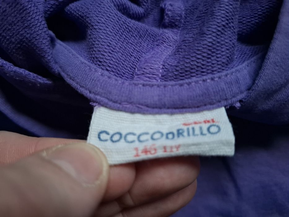 Bluzka dresowa z kapturem 140