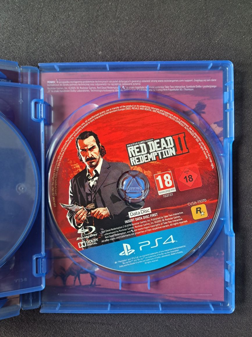 Red Dead Redemption 2 PL Ps4 Jak nowa